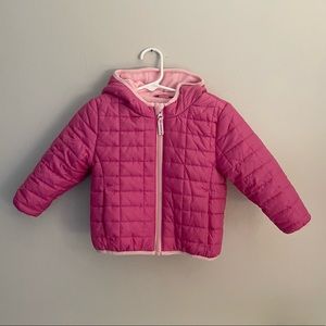 Toddler Fall & Winter Coat | Fleece Lined | Pink | 18 months